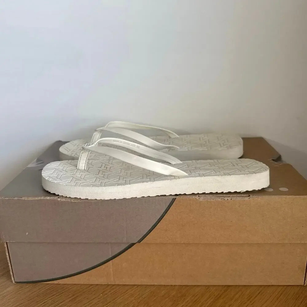 Tory Burch Gemini Link Women Slides Flip Flops- SZ 8